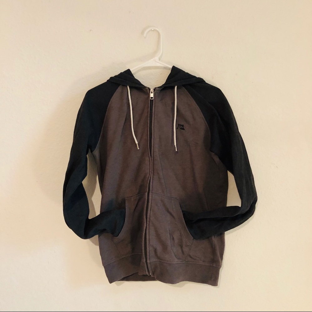 Quicksilver small zip up hoodie (fits like medium)